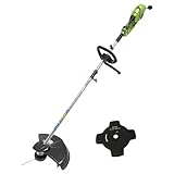 Greenworks Tools Cortabordes Eléctrico y Desbrozadora 230V 1200W 40cm Ancho Corte, 2mm...