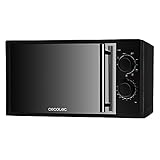 Cecotec Microondas All Black Grill. 700 W de Potencia, Capacidad de 20l, Grill de 900 W, 9 Niveles...