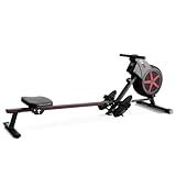 FITFIU Fitness RA-100 - Máquina de Remo Plegable, Resistencia por Aire, Asiento Acolchado, Máquina...