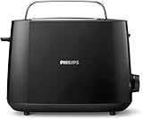 Philips Daily Collection Tostadora, 2 Ranuras, 8 Opciones Ajustes, Rejilla Calientabollos y...