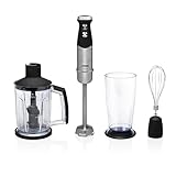 Princess 221221 - Set de batidora de mano XL con control de velocidad, 1000 W, incluye taza de medir...