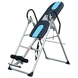 HOMCOM Tabla de Inversión Gravitacional Plegable con Altura Ajustable a 147-198cm y Cinturón de...