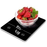 Himaly Báscula de Cocina, 5KG/11 LB Báscula Balanzas de Alta Precisión En Balanza de Alimento...