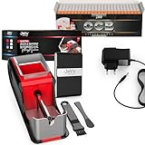JeVx Máquina Entubar Eléctrica y Liar Tabaco Automática +200 Tubos de Cigarrillos OCB +...