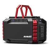 SUAOKI Generador Solar Portátil 150Wh(3.7V 40500mAh), Generador de camping, fuente de alimentación...