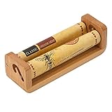 Máquina de liar cigarrillos de bambú natural máquina de liar tabaco manual rodillo de cigarrillos...