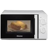 Hisense H20MOWS1HG - Microondas, Capacidad de 20 L, 700 W de Potencia, 900 W Grill, 5 Niveles,...