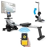 Bluefin Fitness - Máquina de Remo Plegable BLADE con 8 Niveles de Resistencia magnética Regulable,...