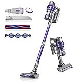 Laresar Aspiradora sin Cable, 380 W, 30Kpa Aspirador Escoba sin Cable, 7 * 2600 mAh Batería...