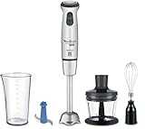 Moulinex Batidora de mano Infinity Force Ultimate - Batidora con accesorios 4 en 1, 1000 W con 25...