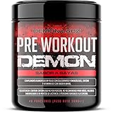 Pre Workout Demon - Suplemento Potente pre-Entreno con Creatina, Cafeína, Beta-Alanina y Glutamina...