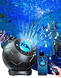 Lupantte Proyector Estrellas,Proyector Luz Estelar Rotación de 360°,30 Modos de Color Proyector...