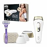Braun Silk-expert Pro 5 Depiladora Mujer Luz Pulsada IPL, con 2 Cabezales Standar y 2 de Precisión,...